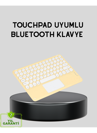 Bluetooth Kablosuz Klavye – İnce Slim Model, Tablet ve Akıllı TV Uyumlu, Sessiz Tuşlu Taşınabilir Klavye