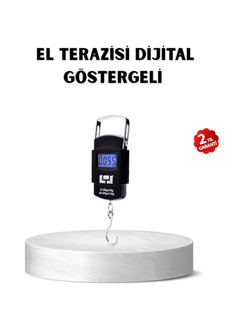 Portatif Dijital El Kantarı – Bavul, Kargo ve Paket Tartı Cihazı 50 Kg