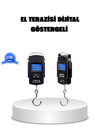 Dijital El Kantarı – 50 Kg Taşıma Kapasiteli, Taşınabilir Hassas Tartı