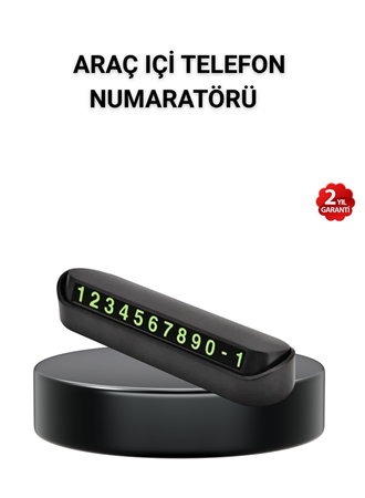 Alüminyum Kasa Gri Çevirmeli Araç İçi Telefon Numaratörü