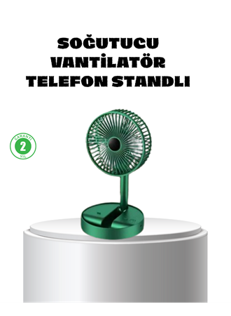 Katlanabilir Mini Fan – 3 Kademeli Soğutma, Şarjlı