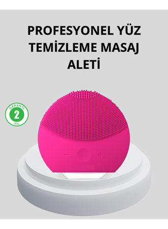 Şarjlı Su Geçirmez Yüz Temizleme ve Masaj Aleti – 3 Fonksiyonlu