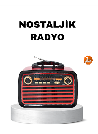 Bluetooth’lu LED Işıklı Nostaljik Müzik Kutusu – Ahşap Dokulu, Vintage Tasarım ve Yüksek Ses Kalitesi