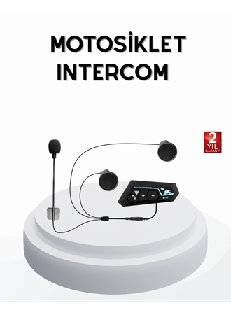 BT22 Kablosuz Kask Kulaklığı – Bluetooth 5.0, Intercom, Su Geçirmez ve Uzun Ömürlü Batarya