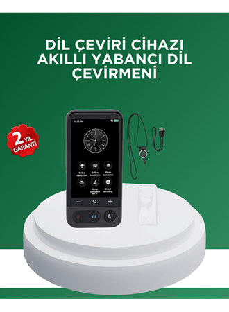 139 Dil Destekli Taşınabilir Sesli Çevirmen Cihazı
