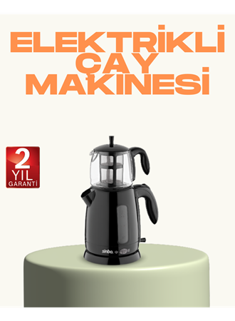 Susuz Çalışma Emniyetli Sinbo Elektrikli Çay Makinesi