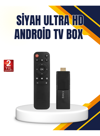 Android TV Stick 4K Ultra HD Görüntü Destekli