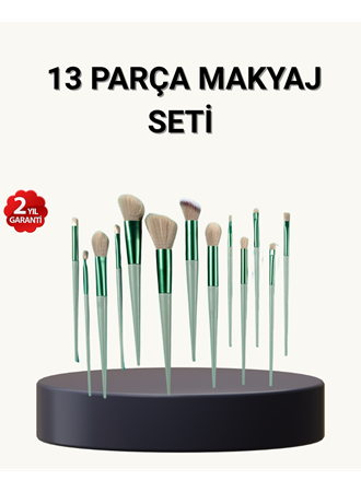 13’lü Yumuşak Kıllı Makyaj Fırça Seti – Profesyonel Kalite, Hassas Ciltlere Uygun