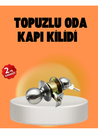 Mat Renk Topuzlu Kapı Kilidi – Giriş Tipi