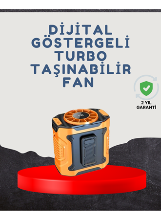 Yüksek Kapasiteli Turbo Taşınabilir Fan