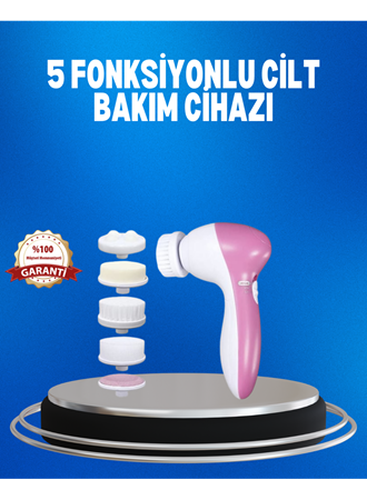 Taşınabilir 5 in 1 Elektrikli Cilt Temizleyici