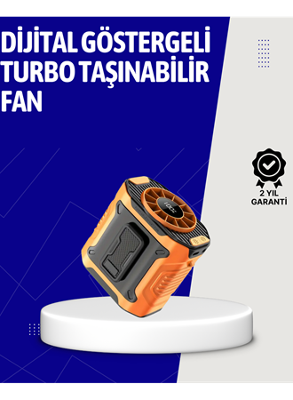 5000mAh Şarjlı Soğutma Fanı Taşınabilir