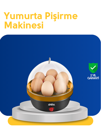 Otomatik Kapanma Özellikli Yumurta Pişirme Makinesi 7 Kapasiteli