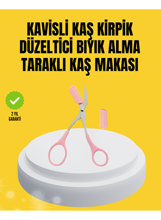Kaş, Kirpik ve Tırnak Çevresi Temizliği İçin Çok Fonksiyonlu Makas