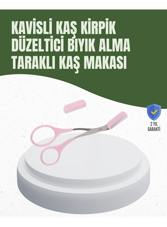 Hassas Kesim İçin Kavisli Yüz Bakım Makası