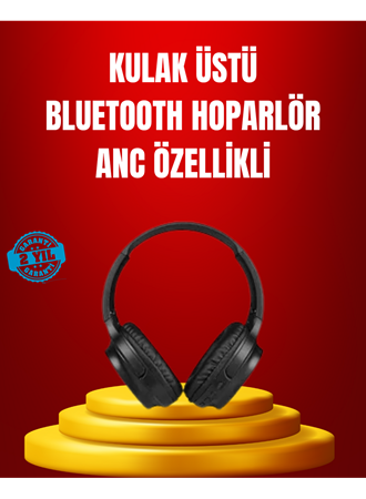 Geniş Frekans Aralıklı Bluetooth Kulak Üstü Kulaklık