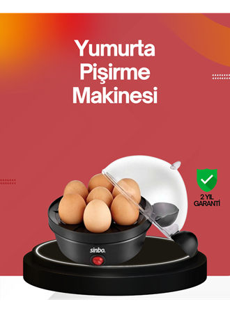 7 Yumurtalık Buharlı Yumurta Pişirme Cihazı Otomatik Kapanma Özellikli