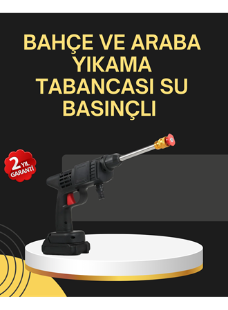 48V Şarjlı Basınçlı Yıkama Tabancası Köpük ve Çift Nozul 2025 Model