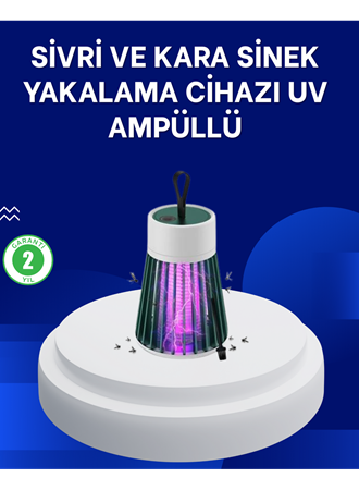 2’si 1 Arada LED Işıklı Elektrikli Böcek Öldürücü