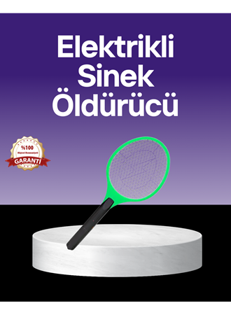 Çocuk ve Evcil Hayvan Dostu Elektrikli Sinek Raketi | Güvenli Kullanım