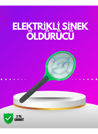 İç ve Dış Mekan Elektrikli Sinek Öldürücü | Hafif ve Ergonomik Tasarım