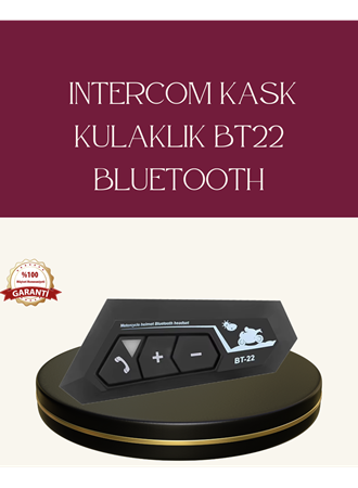 Motosiklet Sürüşleri İçin BT22 Kask Bluetooth Kulaklık Mikrofonlu