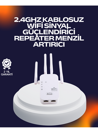 Yüksek Hızlı Parazit Önleyici WiFi Repeater Router