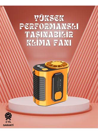 Sessiz Turbo Fan – Kamp, Spor, Ofis İçin Taşınabilir Mini Soğutucu
