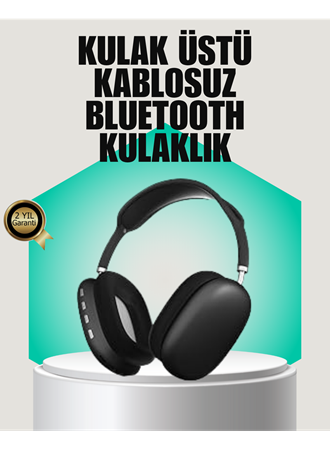 Stereo Ses Kaliteli Bluetooth Kulaklık | Katlanabilir ve Ergonomik Tasarım