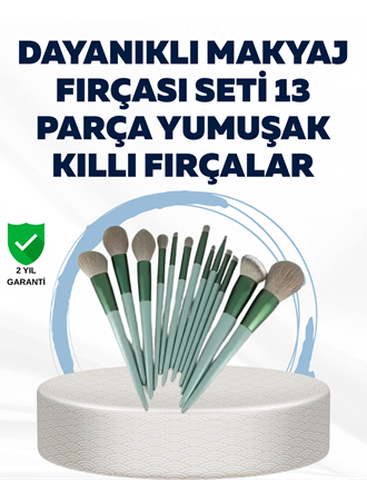 Profesyonel Kullanıma Uygun 13 Parça Makyaj Fırçası Takımı Fiber Kıllı