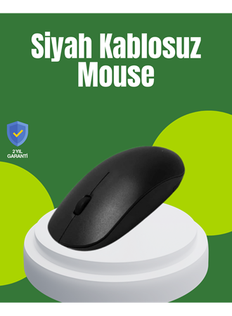 Optik Sensörlü Sessiz Fare – Geniş Uyumluluk ve Ergonomik Yapı