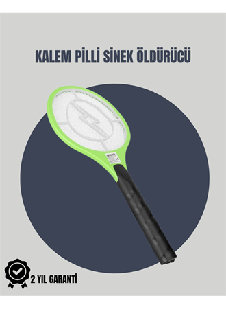 Taşınabilir Elektronik Sinek Swatter – Kimyasal İçermeyen, Ergonomik Tasarım
