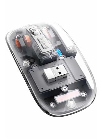 Kablosuz Mouse Fare Şarjlı Bluetooth Wireless Çift Modlu Sessiz