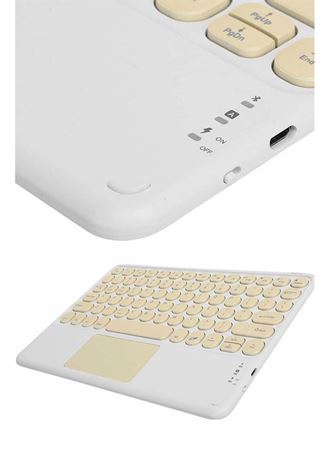 Profesyonel Wifi Q Klavye Bluetooth Klavye Touchpad 10.8 Inç