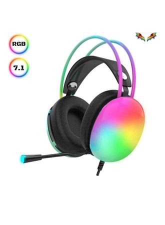 Kablosuz Bluetooth Kulaklık RGB Işıklı Kulak Üstü 5.3 Bluetooth Bağlantılı