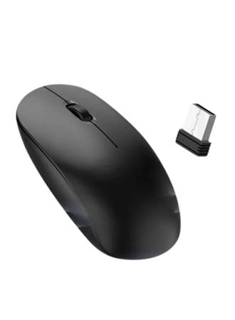 Ergonomik Tasarım Kablosuz Siyah Mouse Hassas Uzun Ömürlü