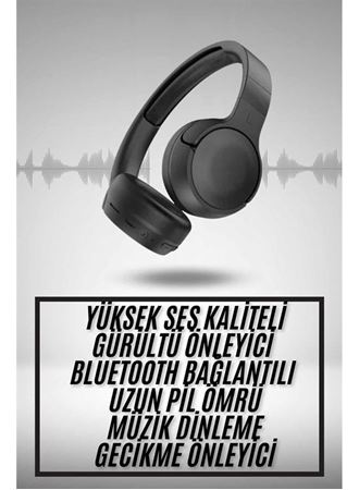 Yeni Nesil Kulak Üstü Bluetooth Kulaklık Type-C Girişli Yüksek Ses Kaliteli