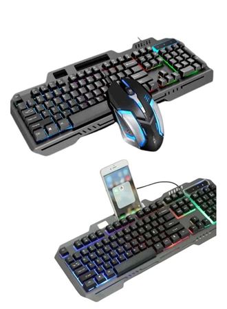 RGB Işıklı Gaming Oyuncu Klavye Q Klavye Mouse Hediyeli