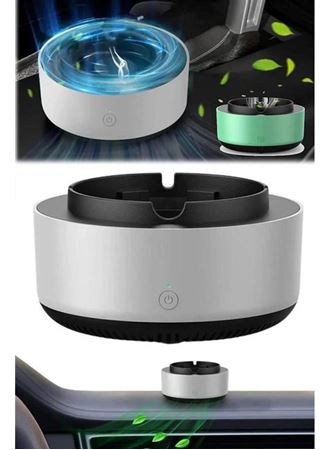 Elektronik Akıllı Küllük Hava Temizleyici Kokusuz Kül Tablası Anti-Duman