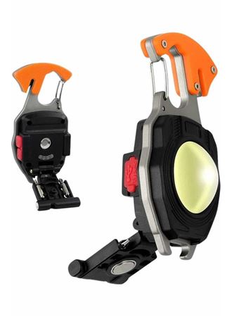 7 Modlu Mini Led Lamba Anahtarlık USB Şarjlı Kamp İçin Taşınabilir