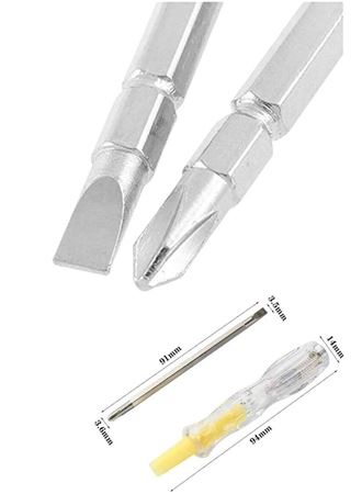 Kontrol Kalemi Çift Başlıklı Şeffaf Elektrik Testi Değişken Uçlu