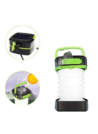 Kamp Lambası Katlanabilir Lamba Solar Şarjlı Led Lamba El Fenerli