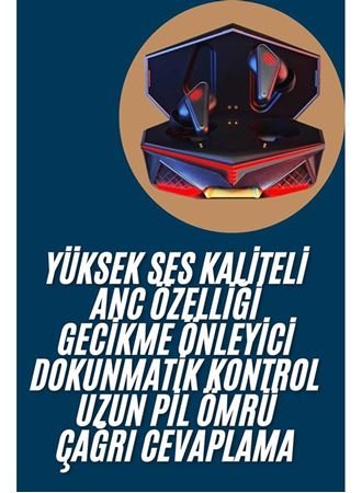 Profesyonel TWS Işıklı Kablosuz Bluetooth Kulaklık Oyuncu Kulaklığı