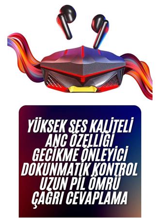 Bluetooth Kulaklık HD Ses Kaliteli Işıklı Metal Kasa Ios Android Uyumlu Mikrofonlu