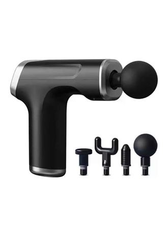 Şarjlı Masaj Tabancası 4 Başlıklı Mini Masaj Tabancası ve Masaj Aleti