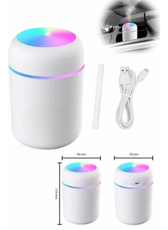 Hava Nemlendirici Buhar Makinesi Led Işıklı USB Dekoratif Nemlendirici