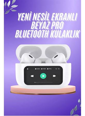 Dokunmatik Ekranlı ANC/ENC Yeni Nesil Pro Bluetooth Kulaklık Dokunmatik Ekran