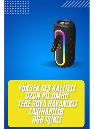 Bluetooth Hoparlör USB Şarjlı Uzun Pil Ömrü Android ve İOS Uyumlu Renkli