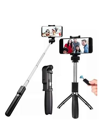 Selfie Çubuğu Tripod Bluetooth Kumandalı Selfie Çubuğu Telefon Tutucu