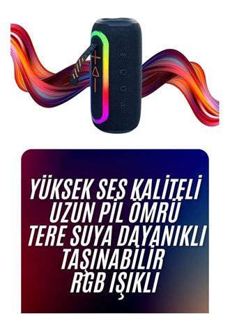 Bluetooth Hoparlör Uzun Pil Ömrü Taşınabilir Yüksek Ses Kaliteli